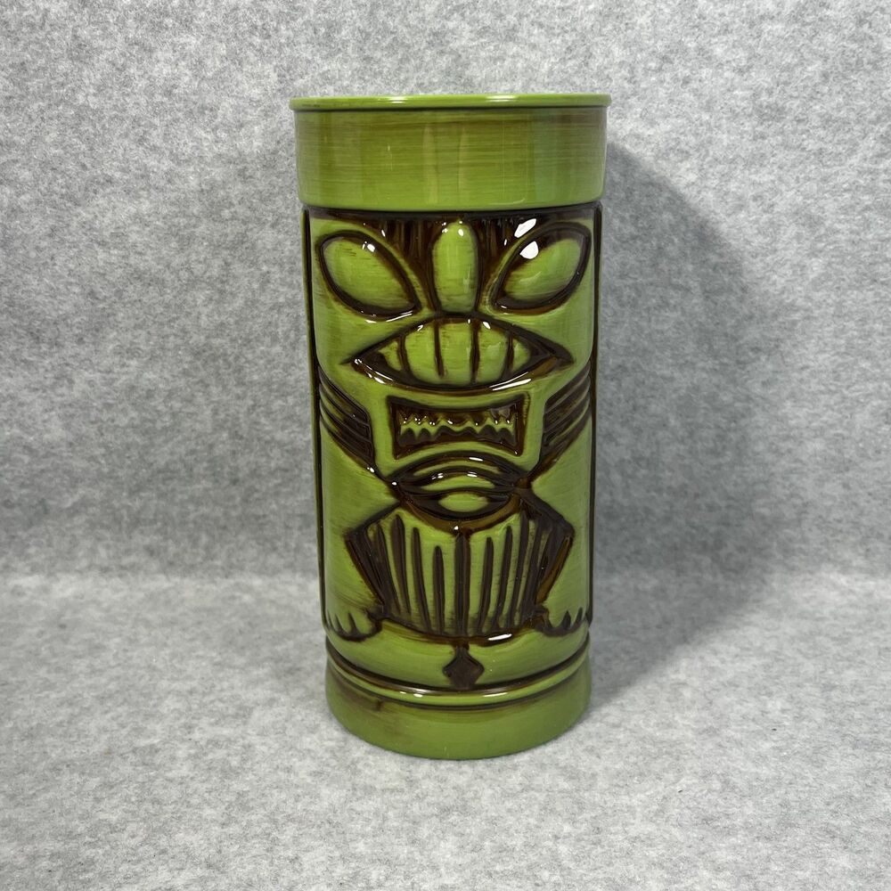 Tiki Mai Tai‎ Cup Plastic Polynesian Barware 6.5" Luau American Products